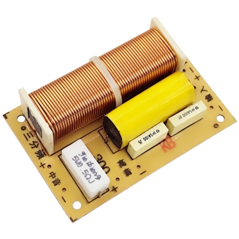 Precise Engineered 3Way Speaker Crossover With Low Loss Design Frequency Divider