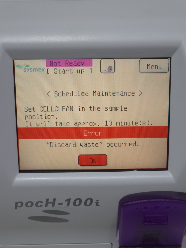 Sysmex pocH-100i Automated CBC Analyzer