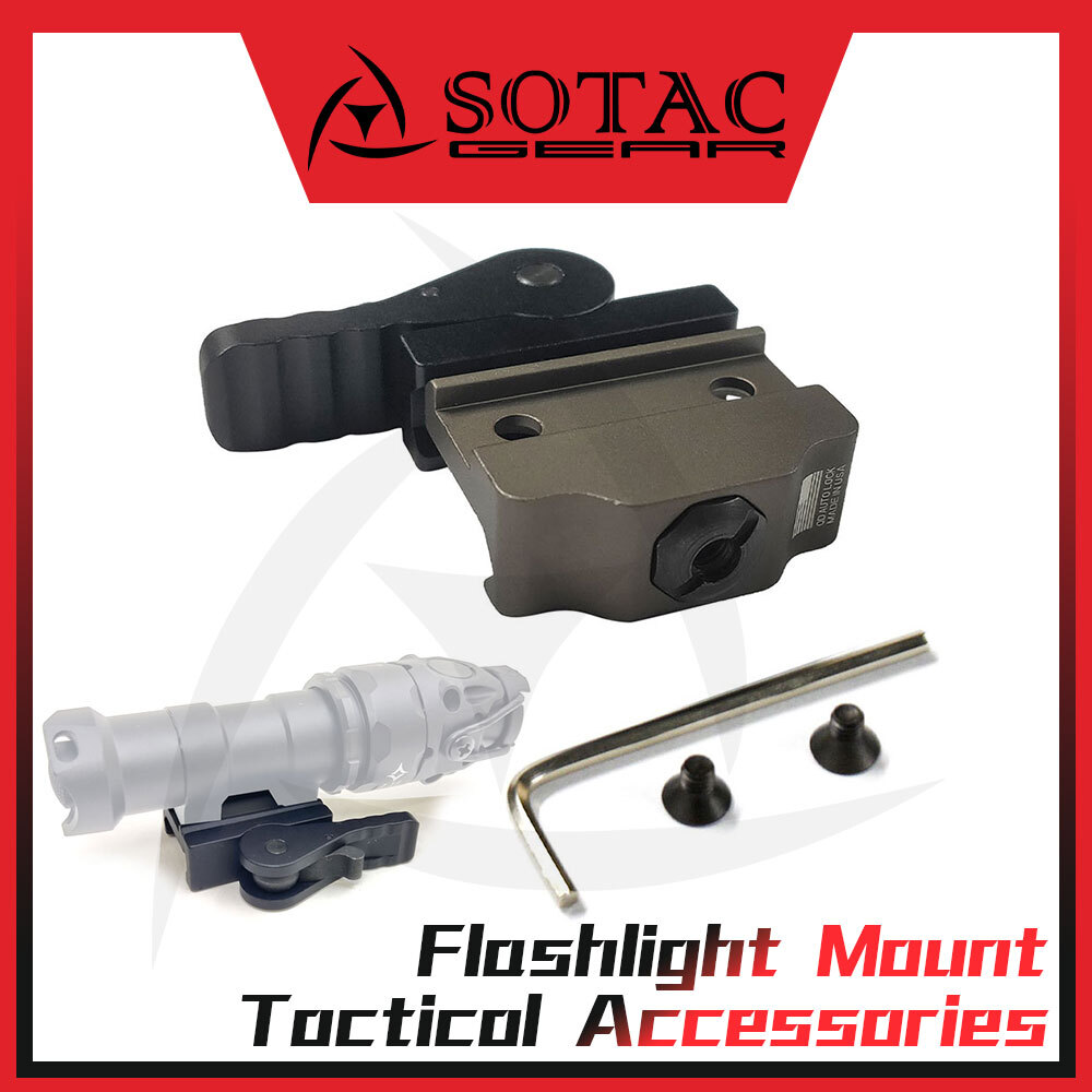 Tactical Flashlight M300&M600 QD Quick Release Base Weapon Light Accessories