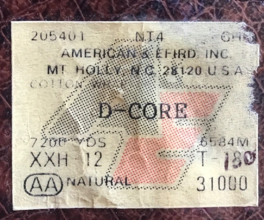 T-180 cotton white thread for sewing machine