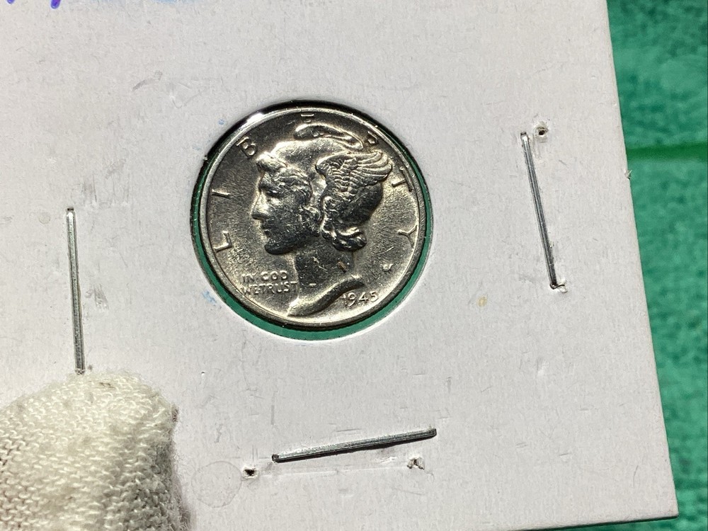 1945 D MERCURY DIME UNCIRCULATED