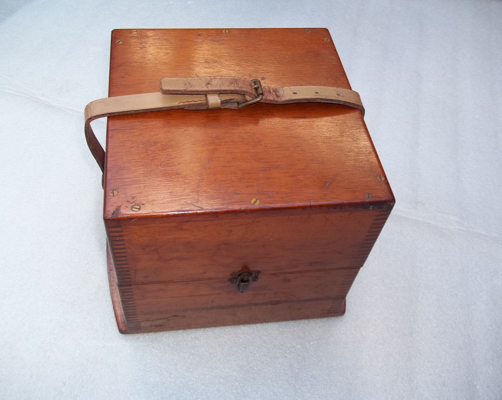 Antique Marine Chronometer Guard Case