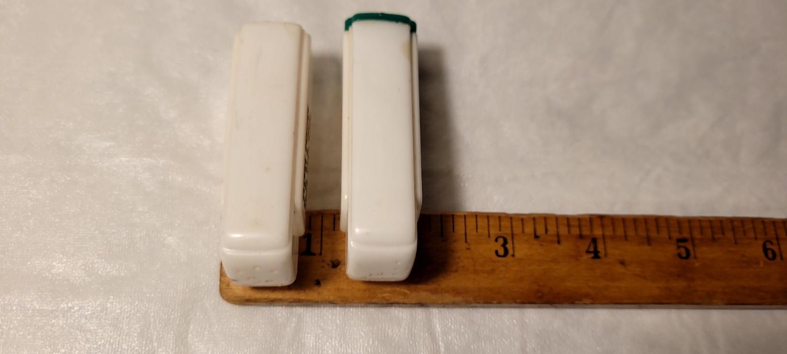 CONOCO Oil Gas Pump Salt and Pepper Shaker Set Vintage 1950s Green and White