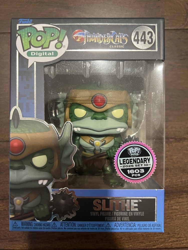 Funko Pop! Digital #443 ThunderCats Slithe Legendary LE 1603 + Protector~IN HAND