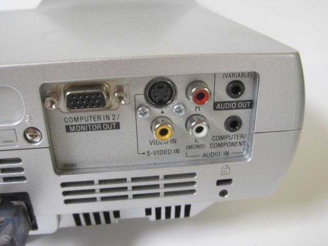 Promethean LCD Projector Silver Model PRM-20A no lamp With Remote Used