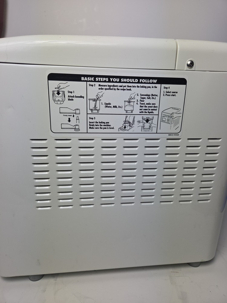 Zojirushi BBCC-N15 Automatic Bread Maker Machine Tested Works