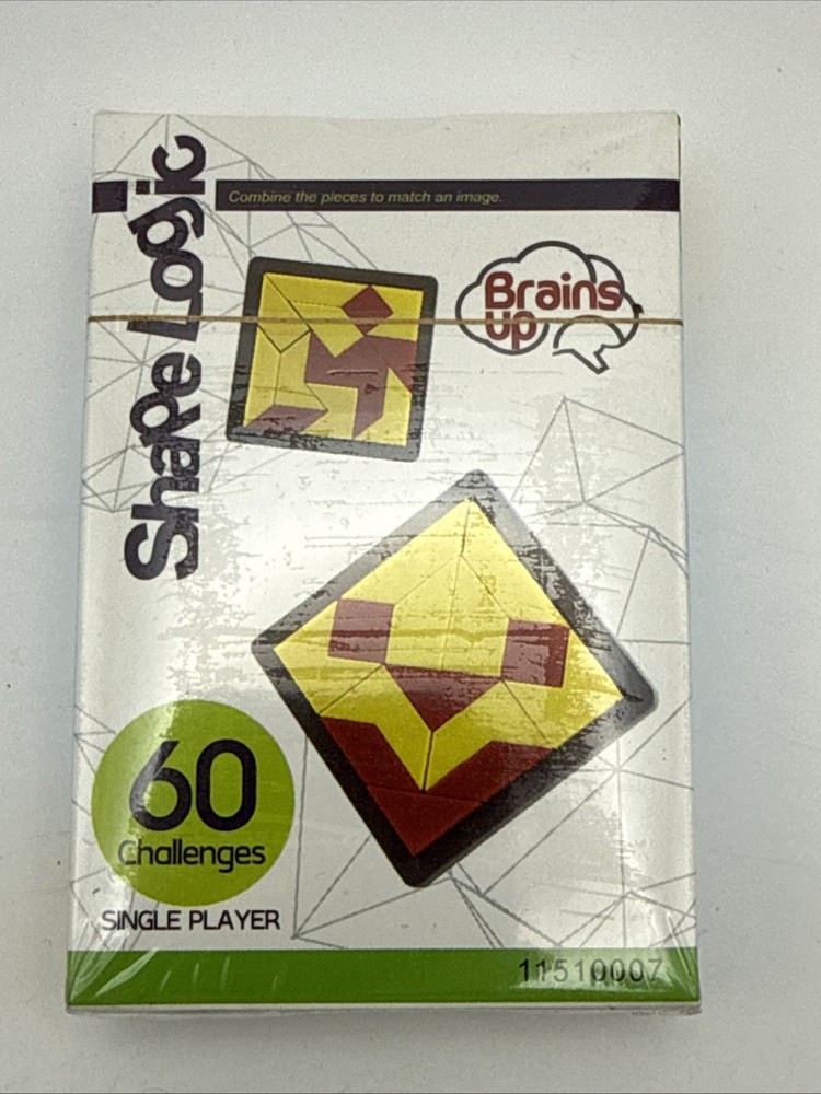 Brains Up Shape Logic Card Challenge/Game