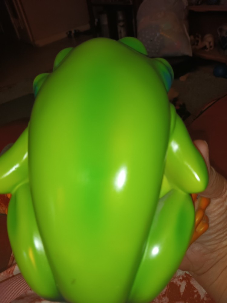 Rainforest Cafe Tree Frog table Clock Cha Cha Works Rare VTG