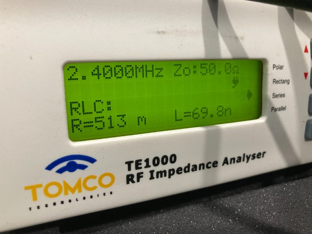 Tomco TE1000 RF Vector Impedance Analyzer High Precision 0.5-150 MHz