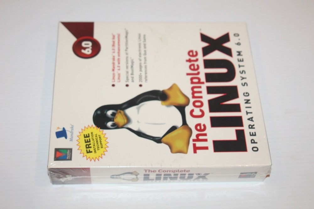 NIB Sealed - Complete Linux Operating System 6.0 Linux Mandrake Red Hat Edition