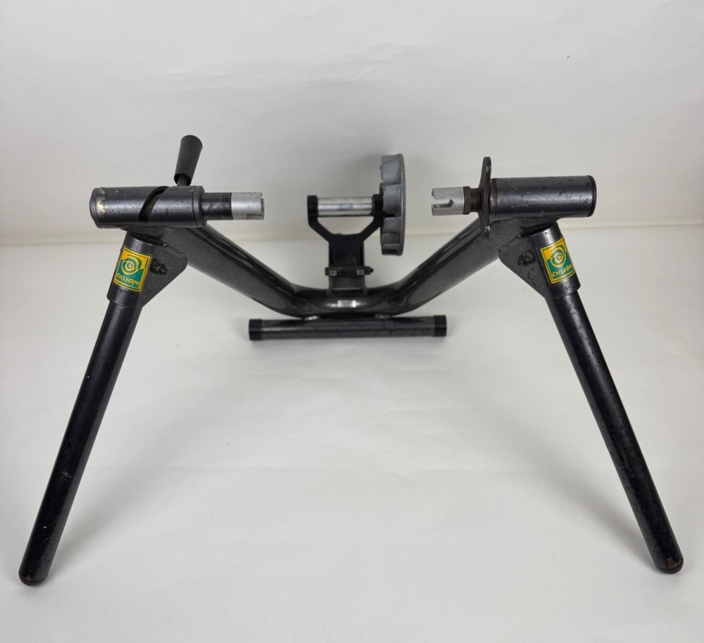 CycleOps Wind-Based Indoor Bicycle Trainer Folding Legs Front Wheel Stand