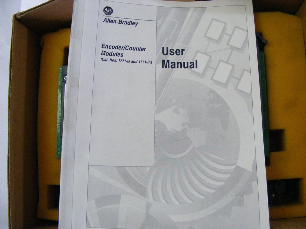 ALLEN BRADLEY ENCODER COUNTER MODULE 1771-IJ 5V I/O