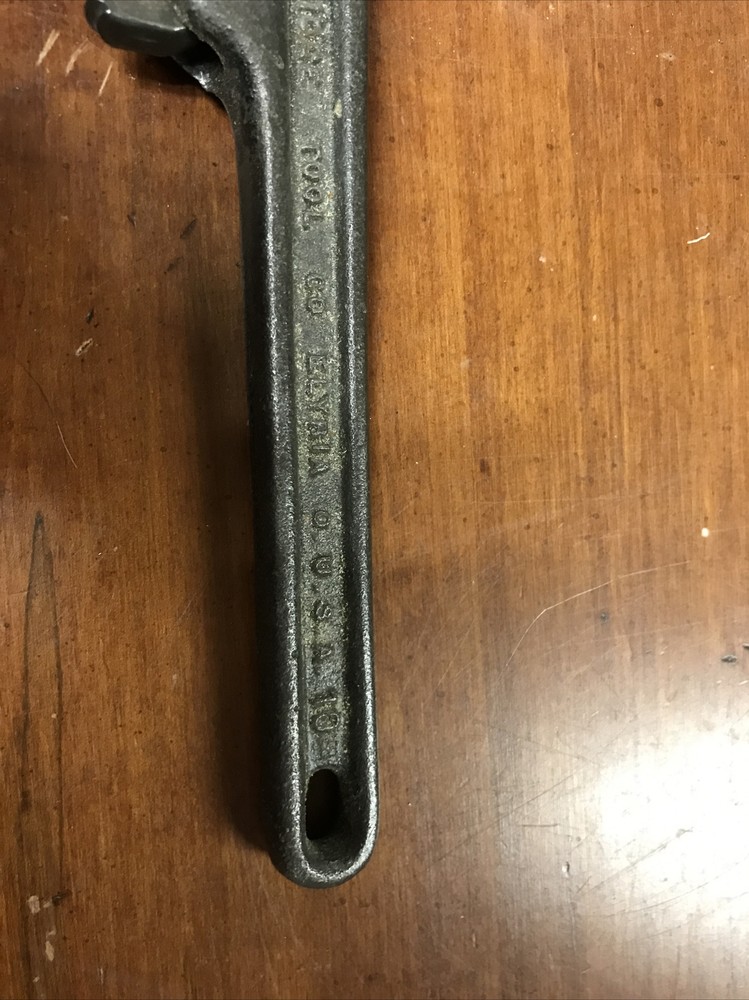 Ridgid Pipe Wrench. USA. 9.5”