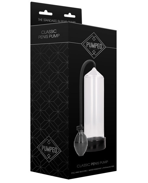 Shots Pumped Classic Penis Pump Transparent Clear