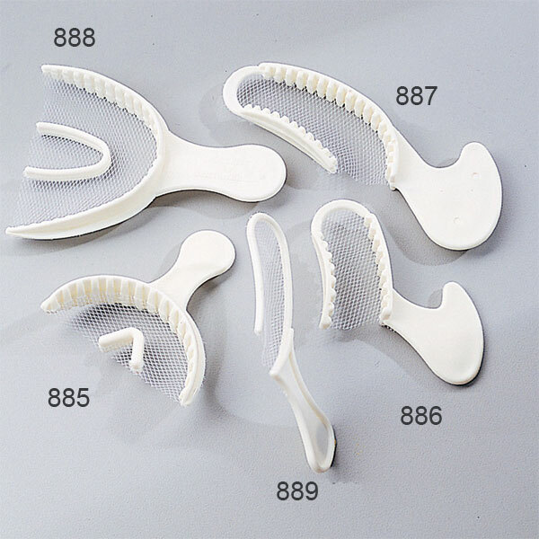 50pcs DentAmerica Polybite Disposable Impression Bite Trays–Sideless Posterior
