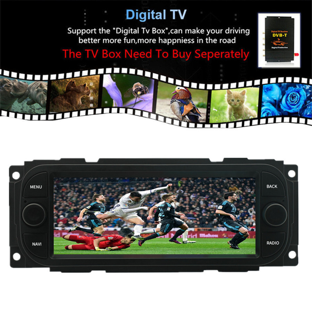 Touch Screen Car Radio Player BT SWC W/Cam Fit For Chrysler PT Cruiser 2000-2006