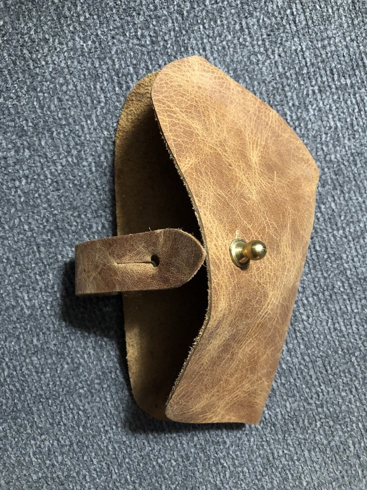 genuine Leather handcrafted muzzleloader Lock Cover