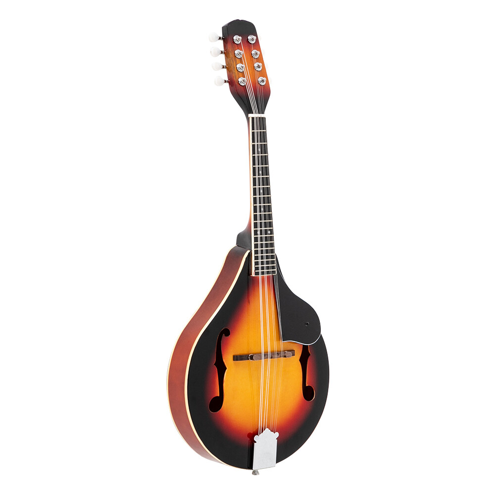 A Style Elegant Mandolin with Guard Board Sunset Color