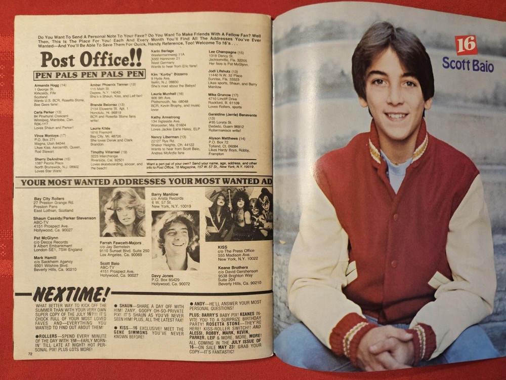 16 Magazine June 1978 KISS