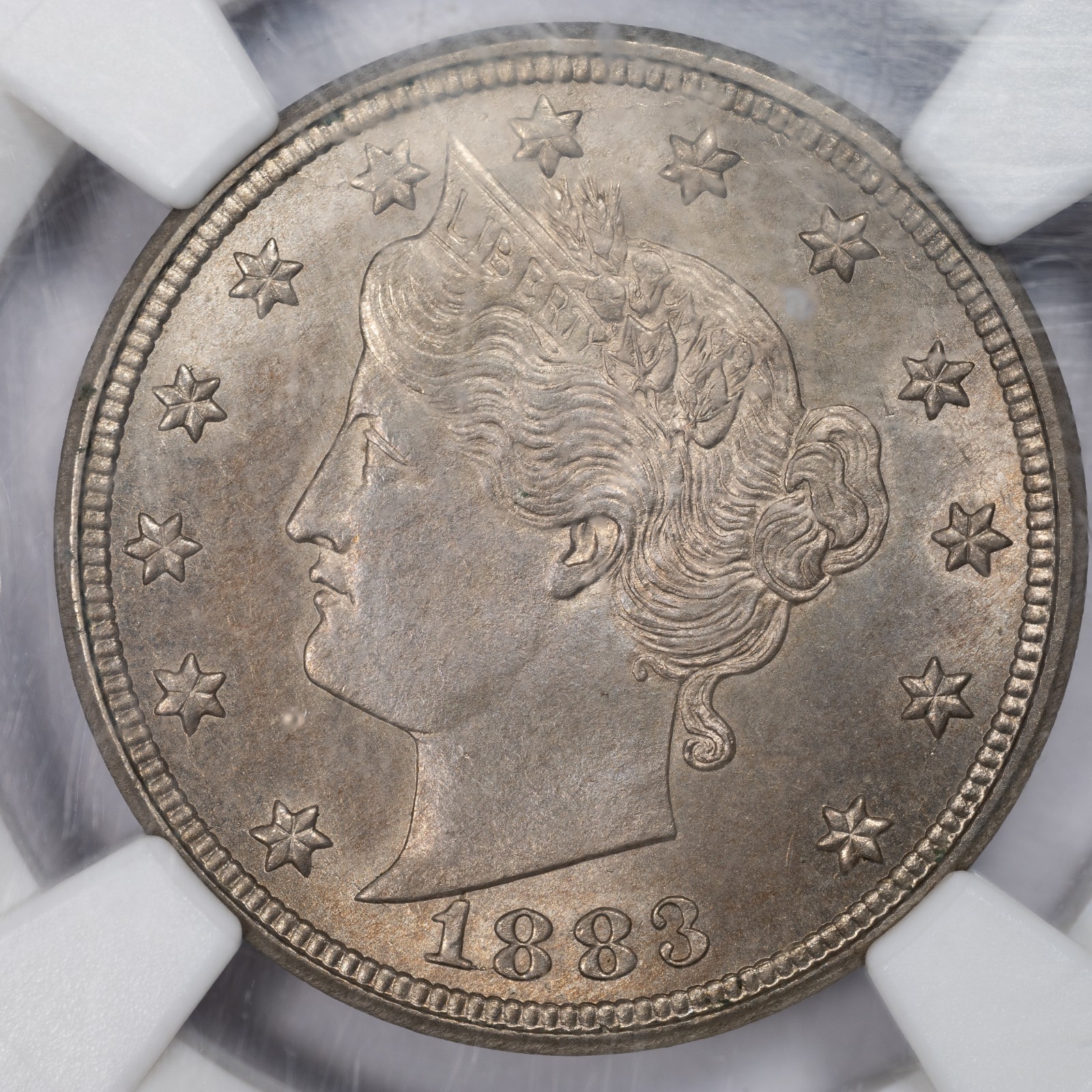 1883 Liberty V Nickel No Cents NGC MS63 Choice Uncirculated