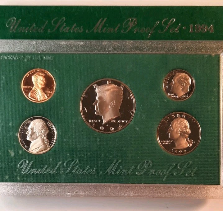 US Mint Proof Sets Uncirculated Multiple Years 1968, 1972, 1982, 1994, 2002