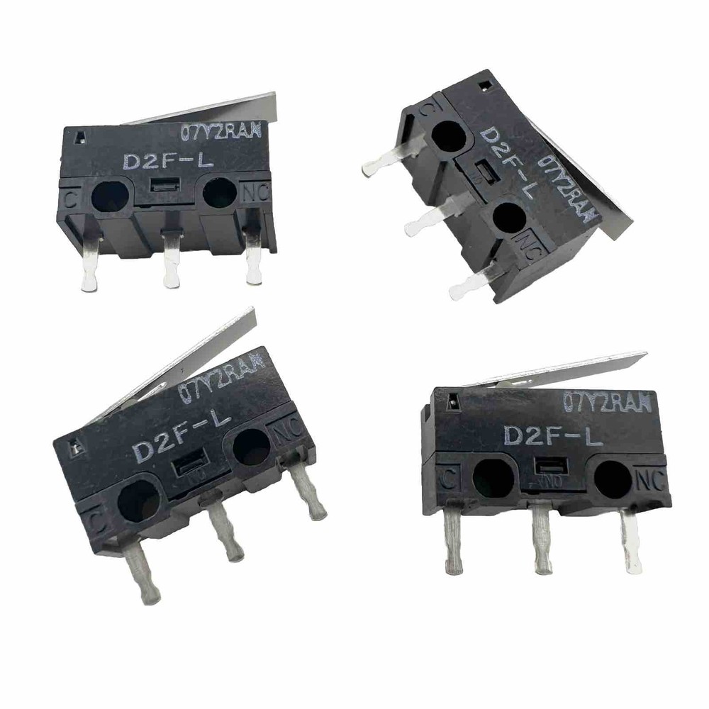Omron D2F-L Japan Lever 3-Pin Basic Micro Switch (4 Pieces) US Stock
