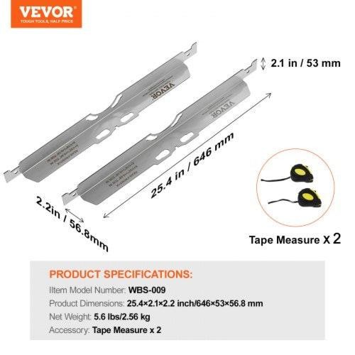 Wheel Alignment Tool 2Pack Toe Alignment Toe Plates Stainless Steel Wheel