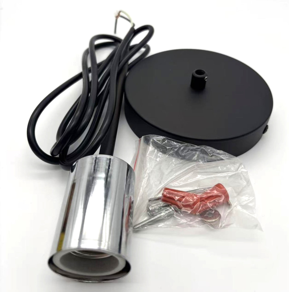 Ceiling Light Canopy Kit Pendant Light Plate Cover With Wire E26 Socket Dark Br