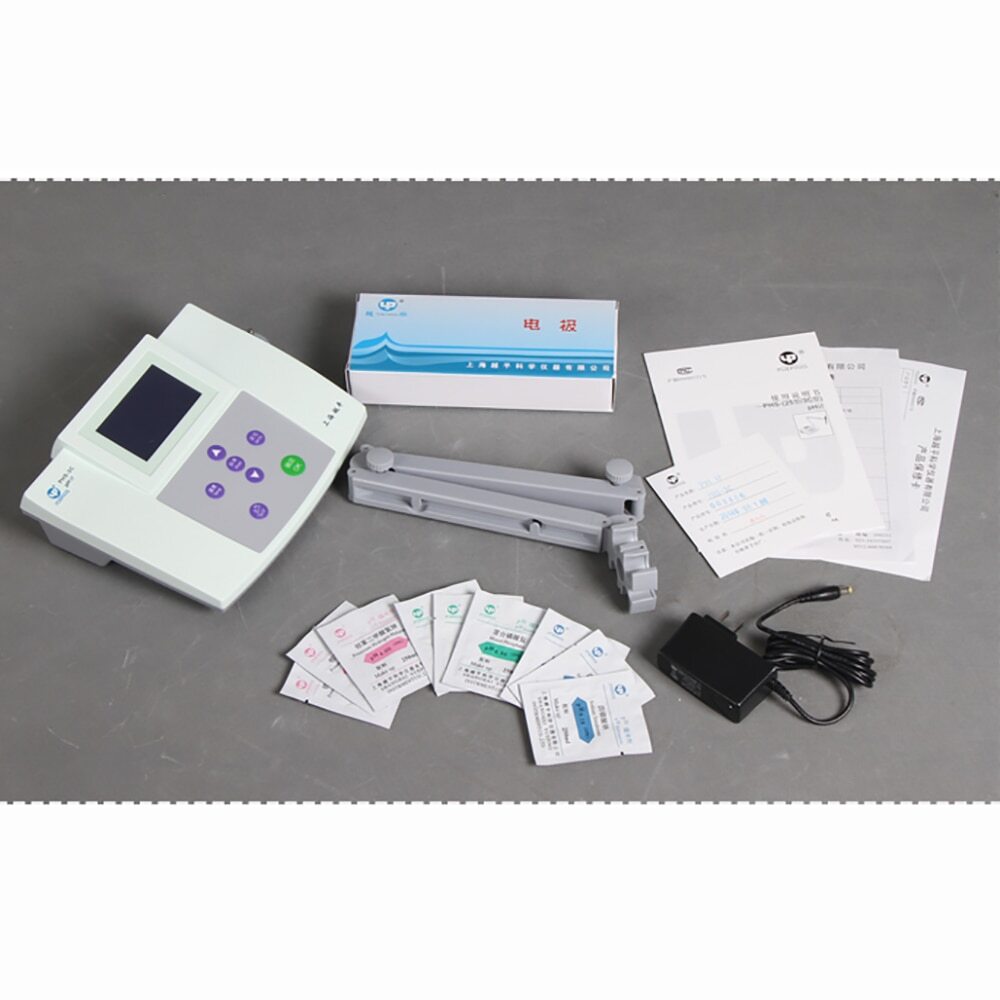 220V Acidity Meter Water Quality PH Meter Detector PHS-25 With E-201-C Electrode