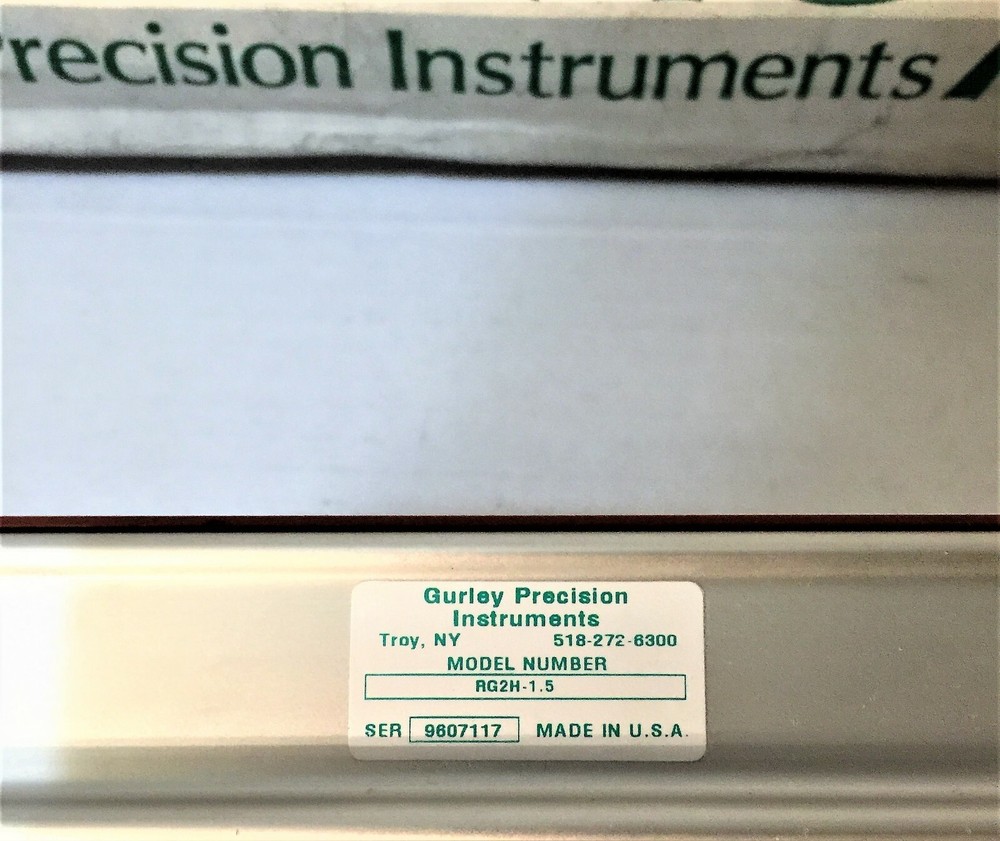 GURLEY PRECISION INSTRUMENTS RG2H-1.5 LINEAR BASE RAIL