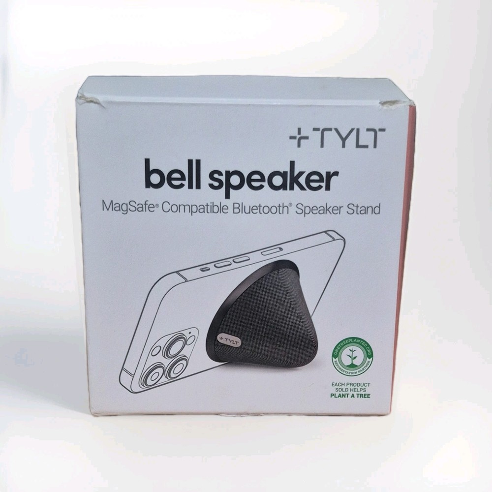 TYLT Bell Speaker MagSafe Compatible Bluetooth Speaker Stand for Apple