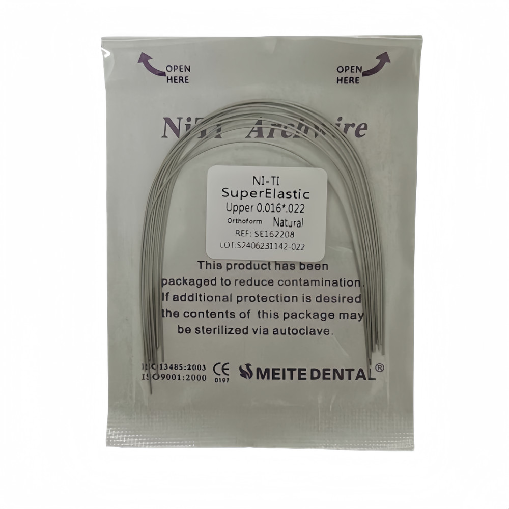 10Pcs Dental Super Elastic Niti Arch Wire Rectangular Bows Arcs Natural Form