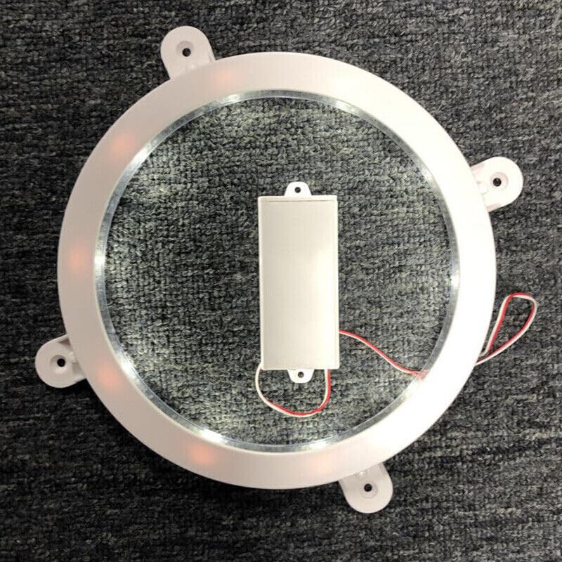 2pcs Cornhole LED Night Lights 6" Cool White Corn Hole Bean Bag Toss Board Lamp