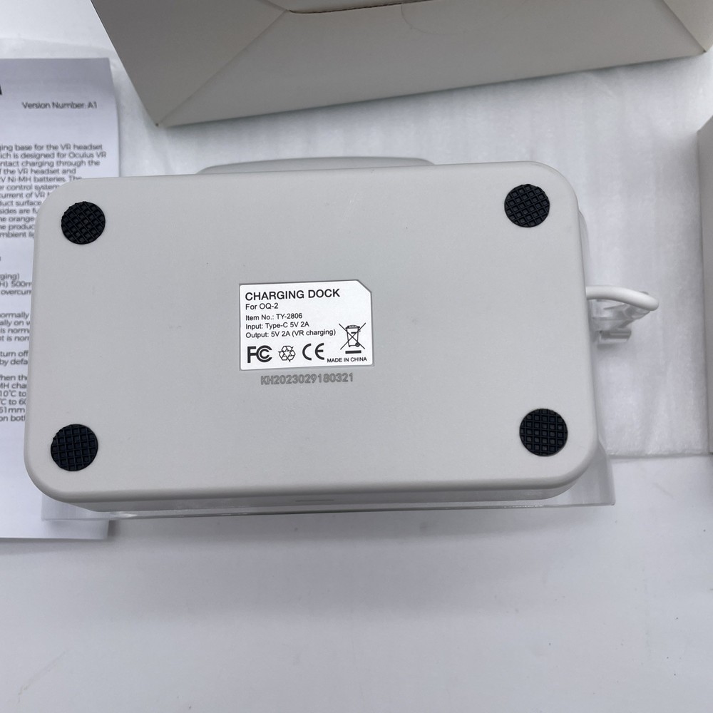 Enhanced Fast Charging Dock with LED Light Touch Switch for Oculus Quest 2