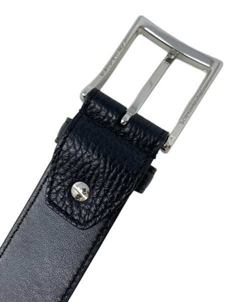 PIZZA STEFANO Leather belts black