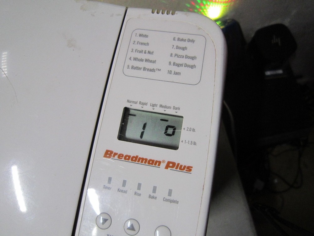 Working Breadman Plus TR800 Bread Maker Machine FREESHIP