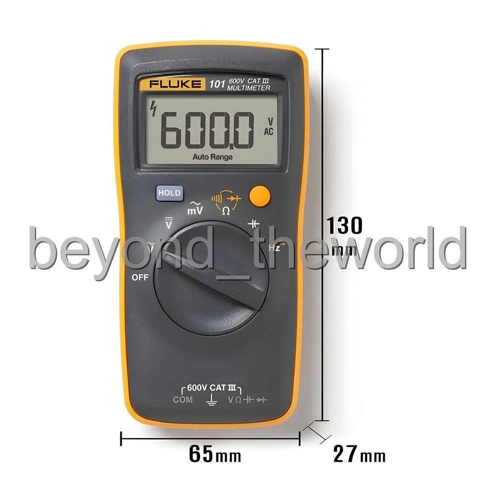FLUKE 101 Basic Digital Multimeter Pocket Meter AC DC Volt Tester ⭐Tracking⭐
