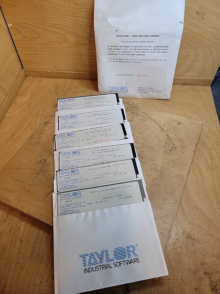 Allen Bradley PLC-2 On-Line Programming Software by Taylor Industrial