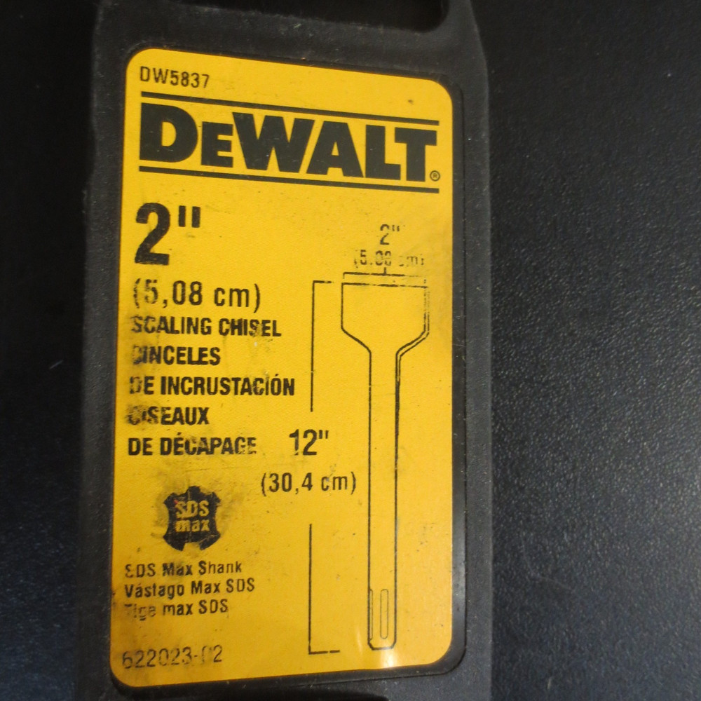 DEWALT 2" x 12" SDS-Max Scaling Chisel - DW5837