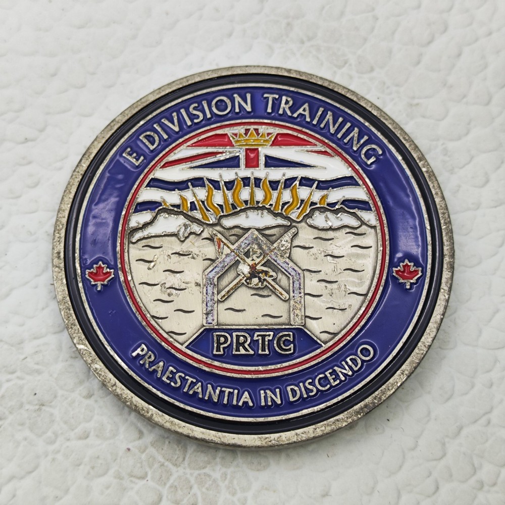 RCMP E Division PRTC Training Challenge Coin - Excellence in Learning #1
