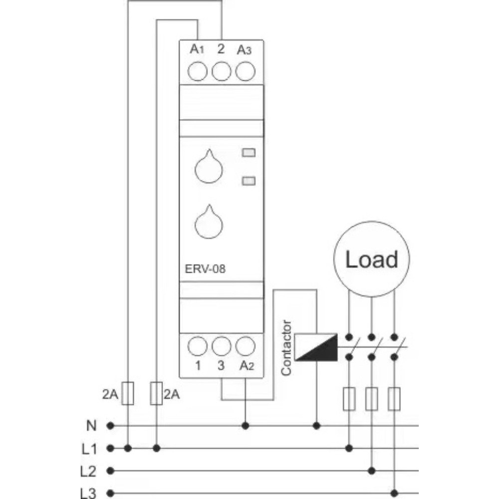 Relay Module ERV-08 Time Relay Time Range 0.1s-100h Selectable Time Steps