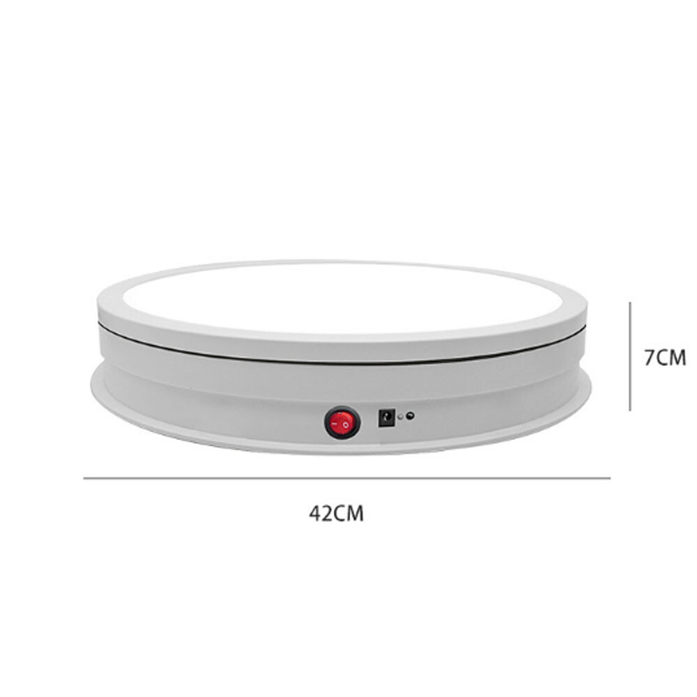 Remote Control Illuminated Rotating Visualizer Motorized Carousel Photography