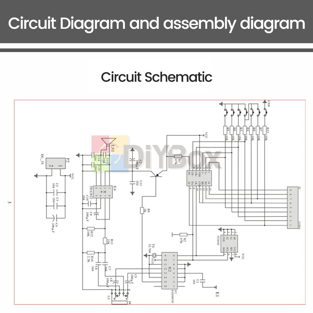 Programming Digital Stereo Radio Kit Electronic Skill Teaching Practice DIY Kits