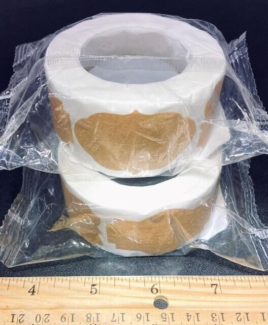 ⭐ 2 ROLL SPECIAL! ⭐ 600 CANNNING LABELS BOTTLES JARS  STORAGE CONTAINER STICKERS