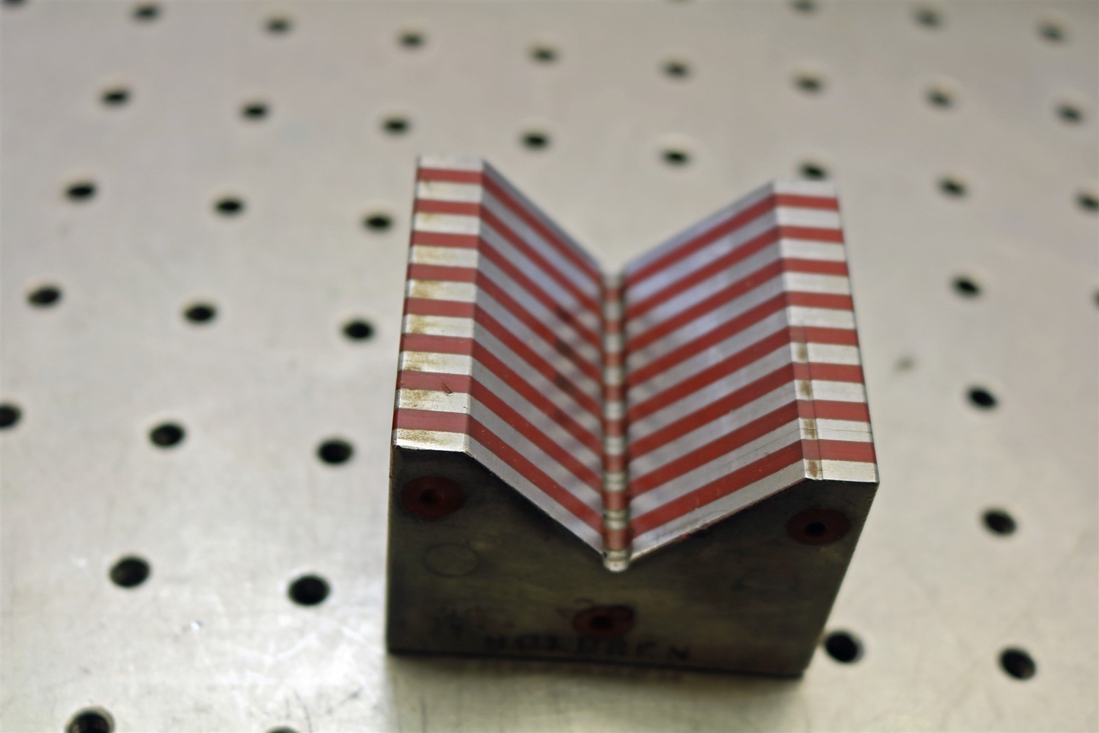4 Magnet Transfer V-Blocks 45 Deg. & 60 Deg. Nice Shape - - E2863