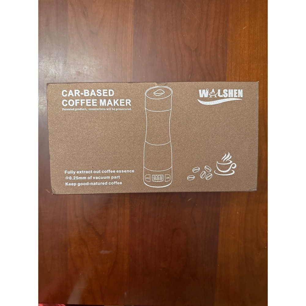 Walshen car-based coffee maker *read* NIB