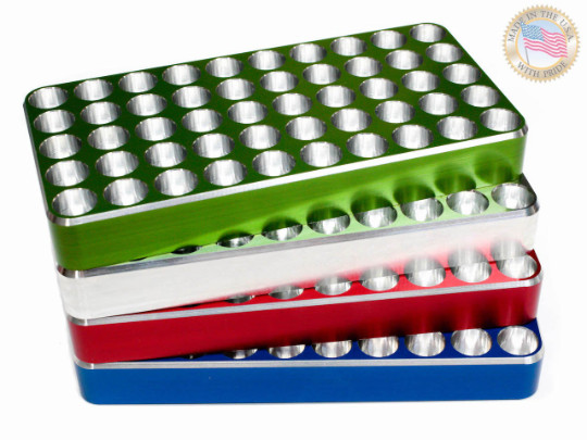 223 Remington Reloading Loading block tray CNC Made from Solid Aluminum JoferUSA