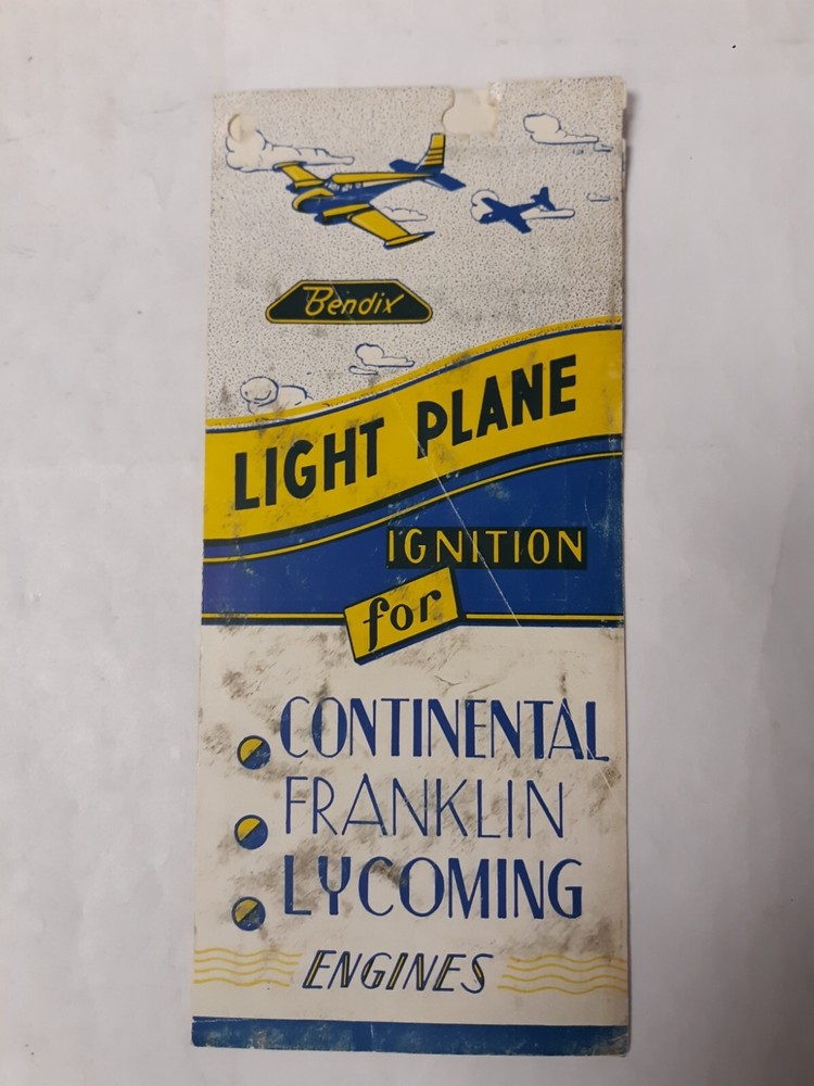 Bendix Light Plane Ignition for Continental/Franklin/Lycoming Engines Brochure