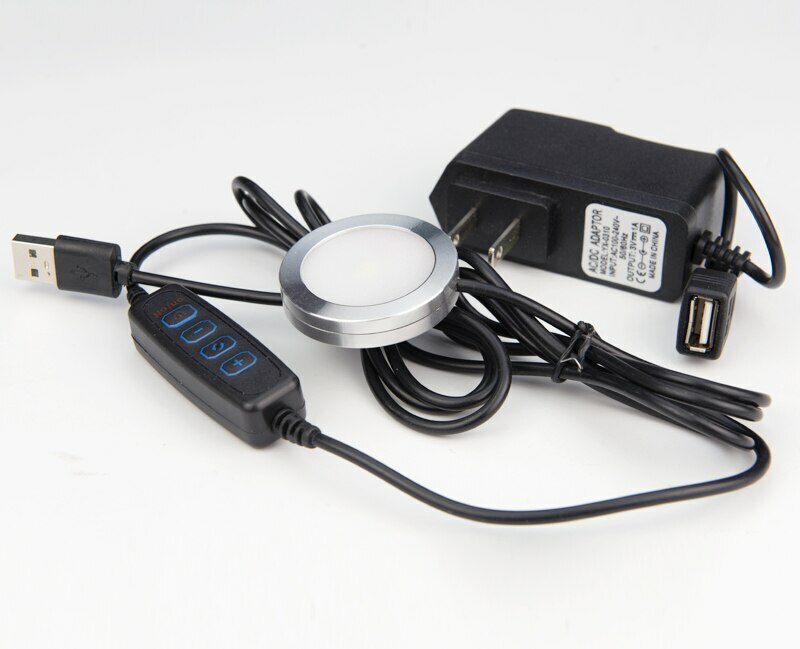 USB LED Biological Microscope Lighting Brightness Adjustable Bottom Light source