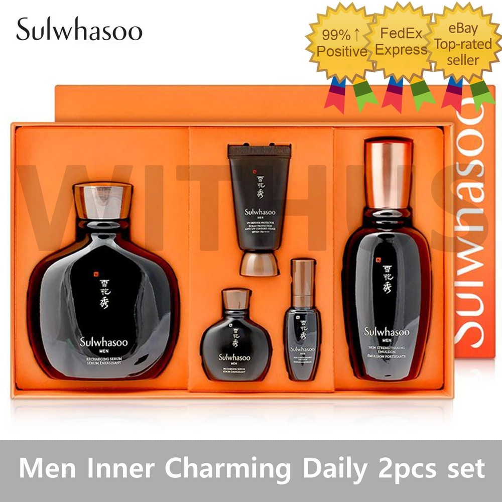 Sulwhasoo Men Inner Charming Serum Emulsion Set Daily Routine 본윤 데일리 루틴=